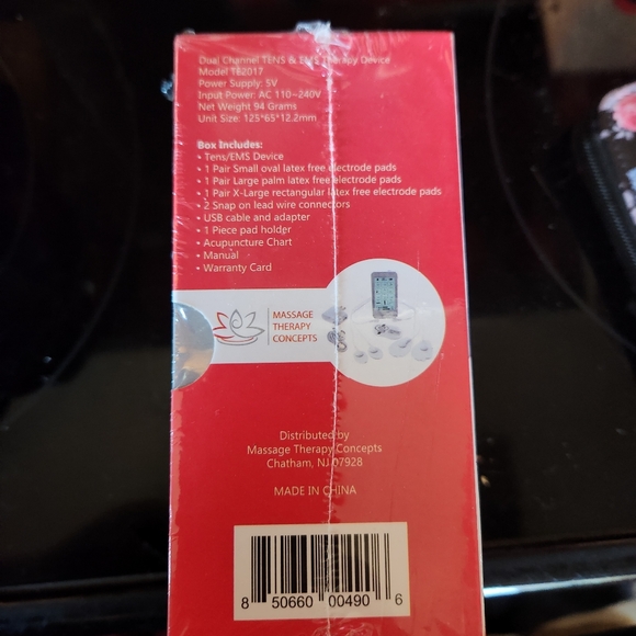 ❤️MASSAGE THERAPY CONCEPTS, Dual Channel Tens & EMS Therapy Device, TE2017 - Picture 5 of 5